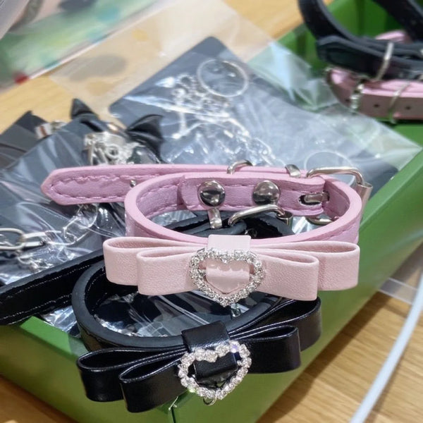 Cute Lolita Pastel Leather Bracelet Pastel Kitten