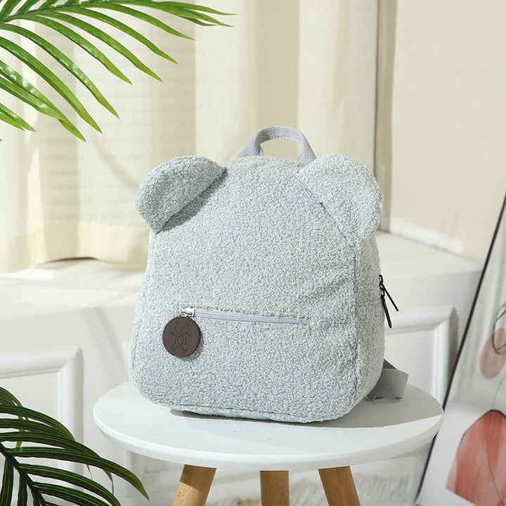 Fluffy Bear Backpack Pastel Kitten