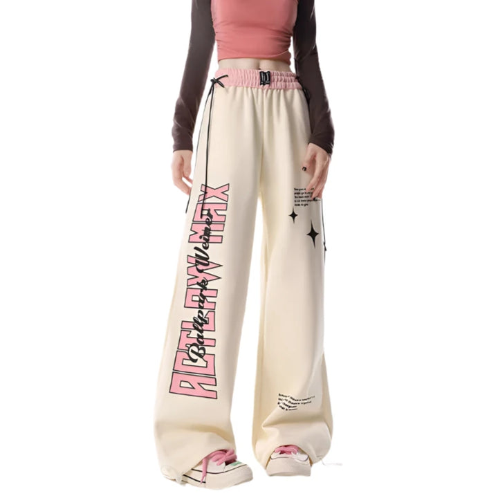 Harajuku Baggy Y2K Pants Pastel Kitten