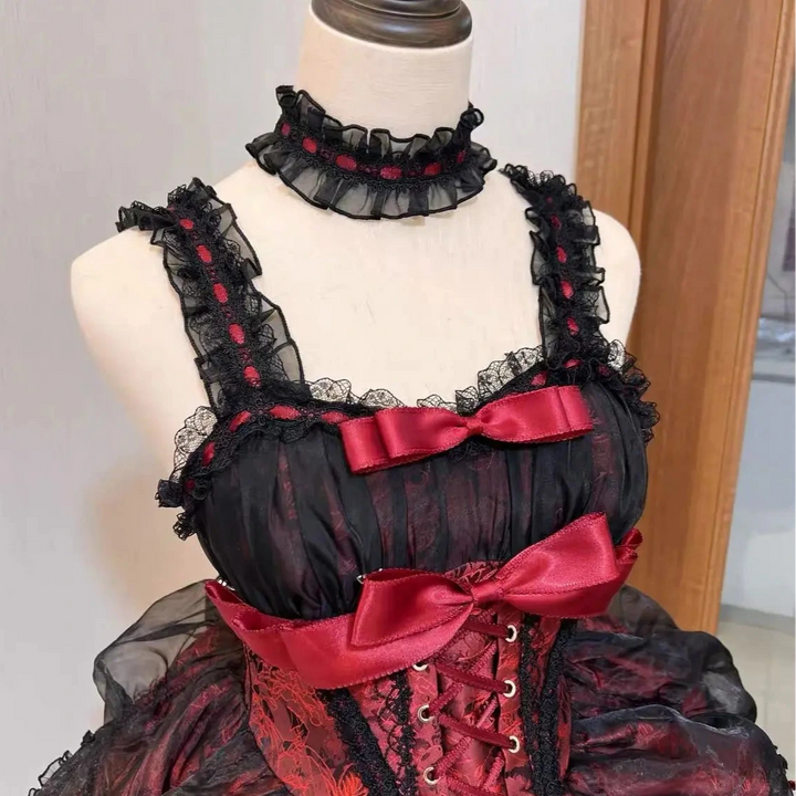 Gothic Lolita Y2K Dress Pastel Kitten