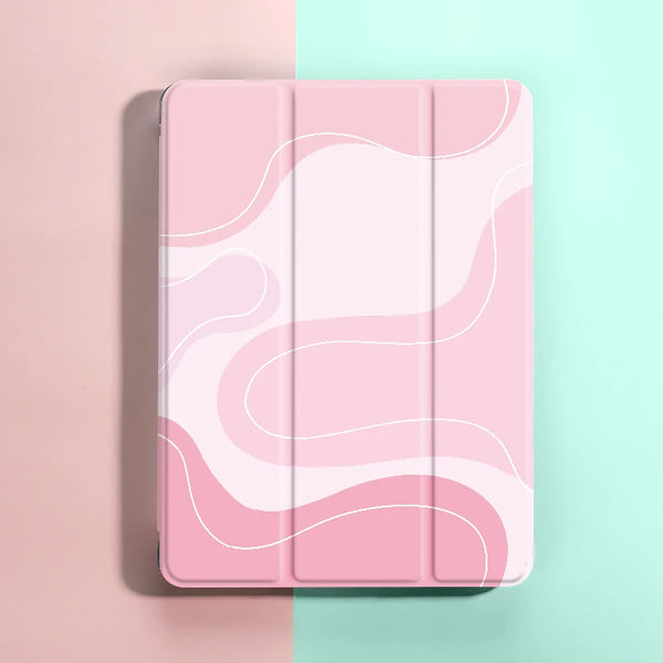 Pink Pastel iPad Case Pastel Kitten