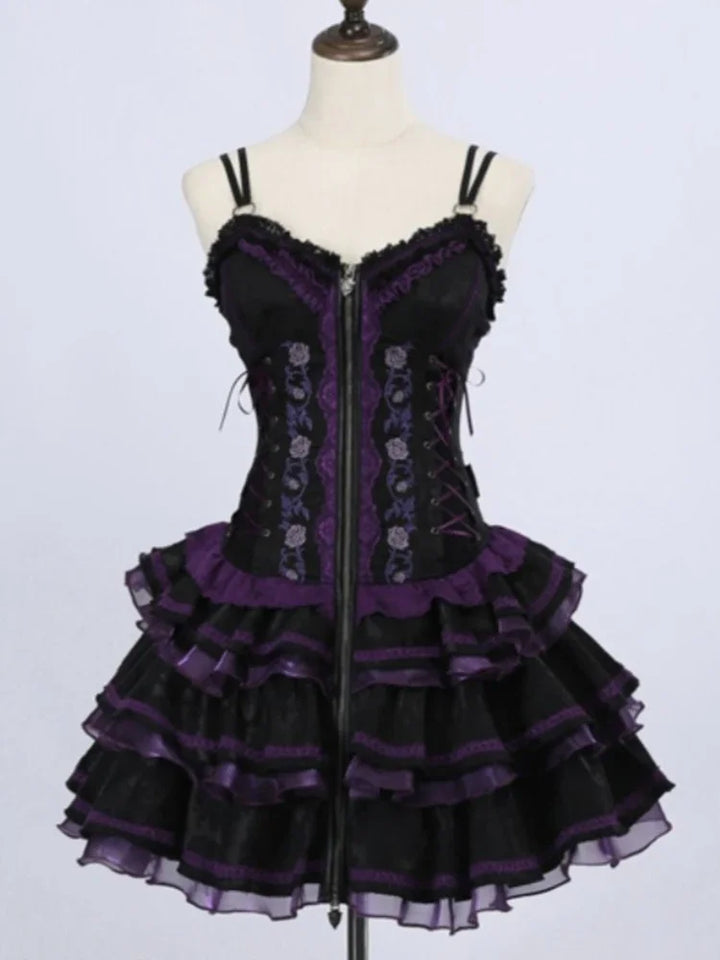 Victorian Gothic Party Dress Pastel Kitten