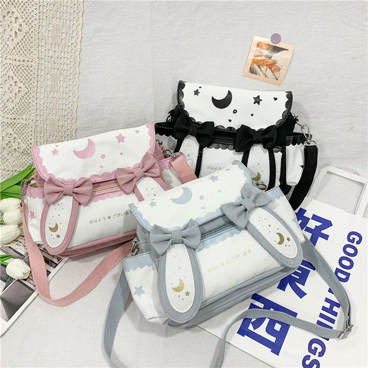 Cute Lolita Rabbit Style Bag Pastel Kitten