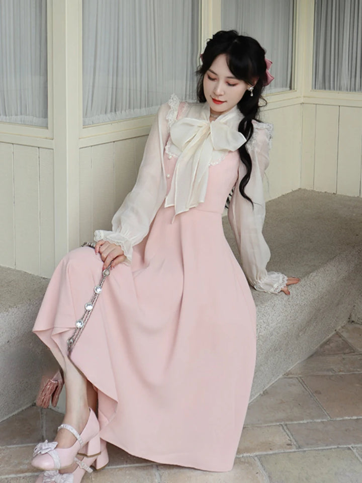 Cute Lace Fairy Dress Pastel Kitten