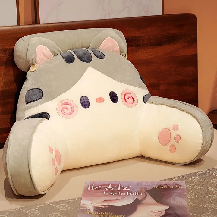 Kawaii Cat Sofa Cushion Pastel Kitten
