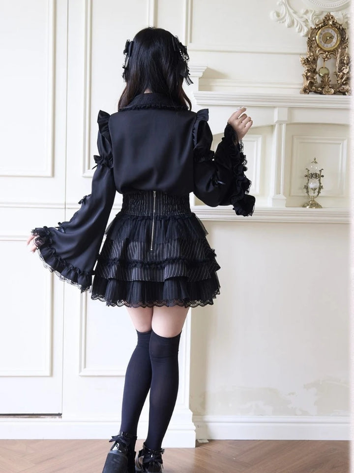 Japanese Lolita Lace Blouse Pastel Kitten