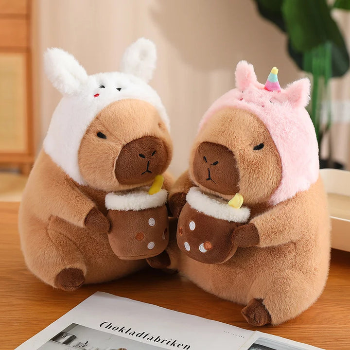 Capybara Plush Toys Pastel Kitten