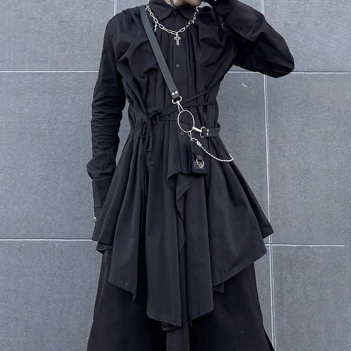 Dark Gothic Long Shirt Pastel Kitten