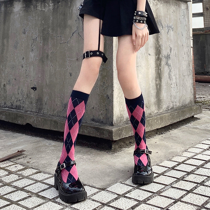 Harajuku Gothic Socks Pastel Kitten