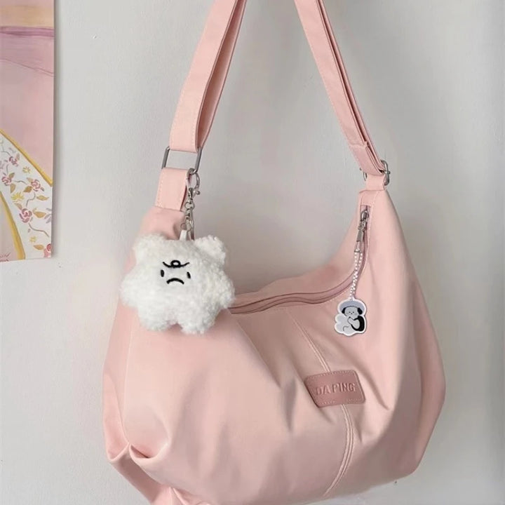 Cute Korean Shoulder Bag Pastel Kitten