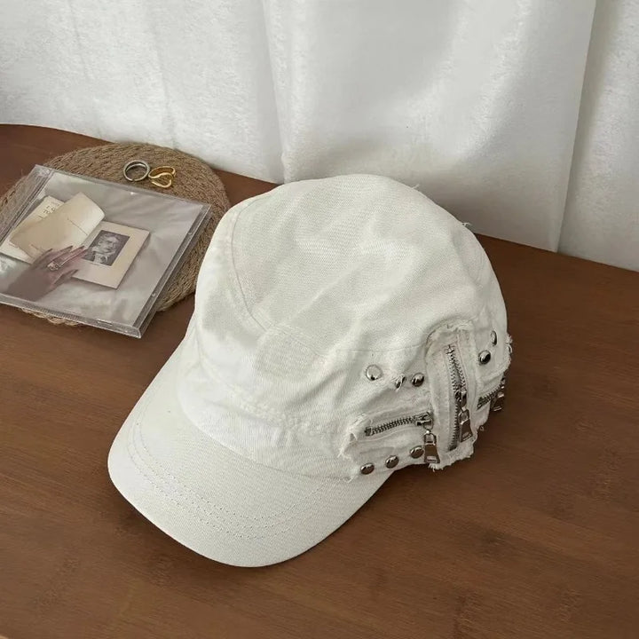 Vintage Washed Baseball Cap Pastel Kitten