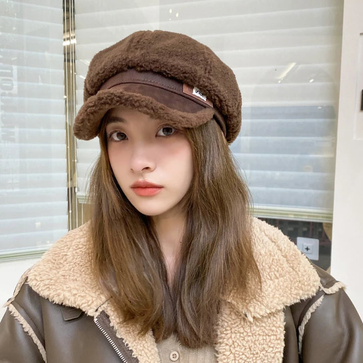 Korean Fashion Vintage Hat Pastel Kitten