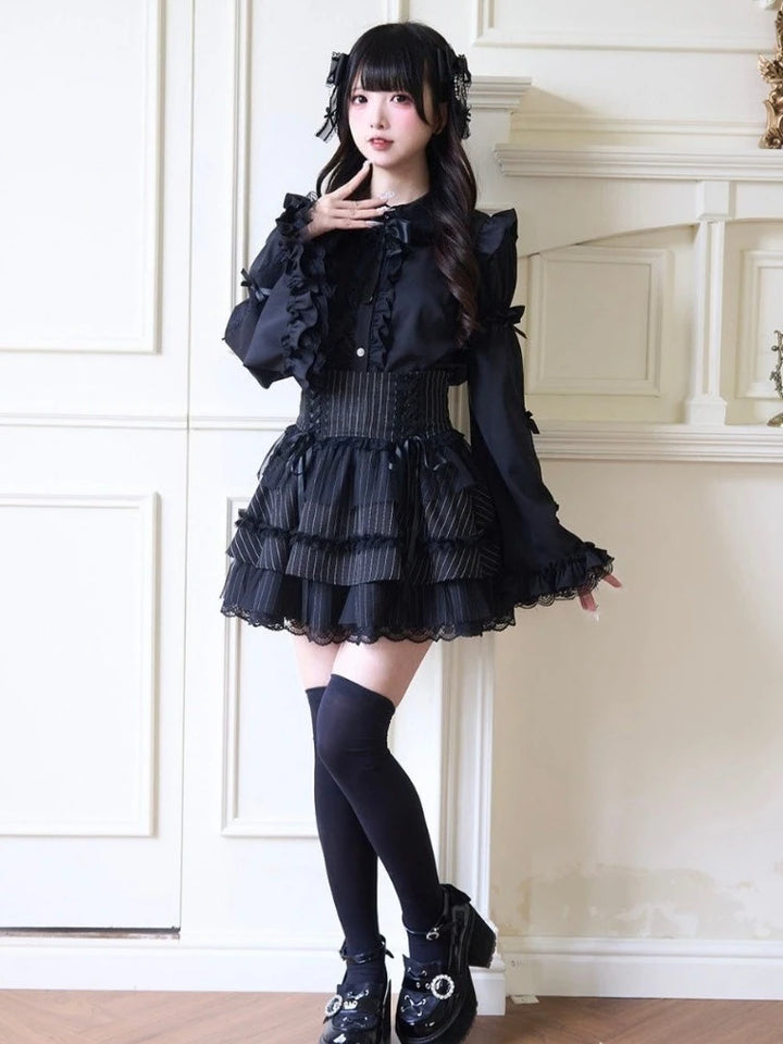 Japanese Lolita Lace Blouse Pastel Kitten