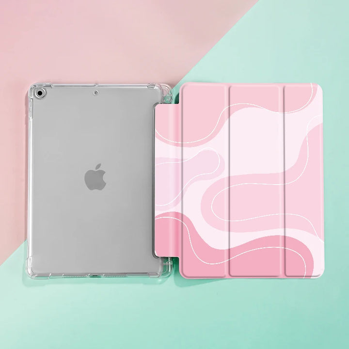 Pink Pastel iPad Case Pastel Kitten