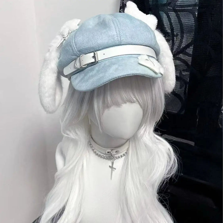 Kawaii Dog Ear Cap Pastel Kitten