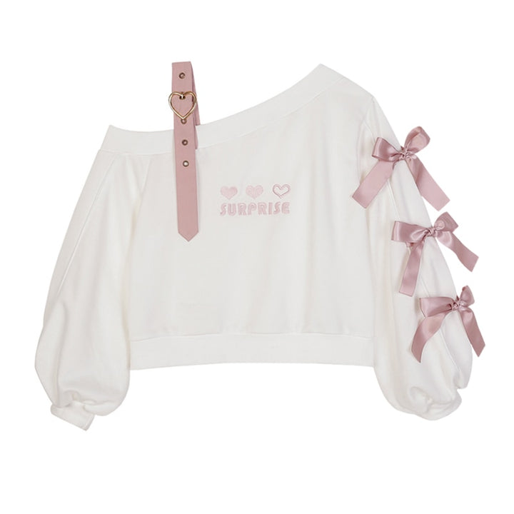 Pastel Goth Heart Sweater Pastel Kitten