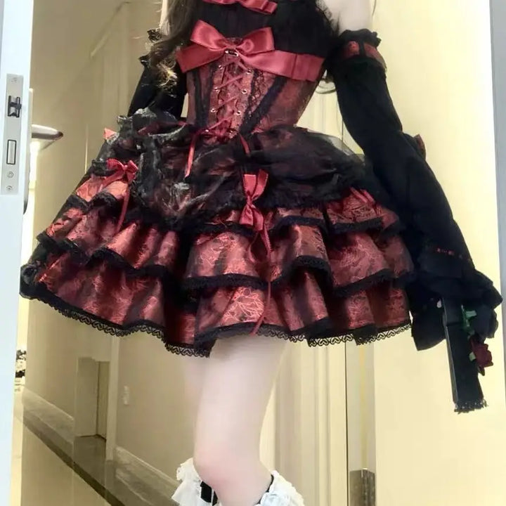 Gothic Lolita Y2K Dress Pastel Kitten