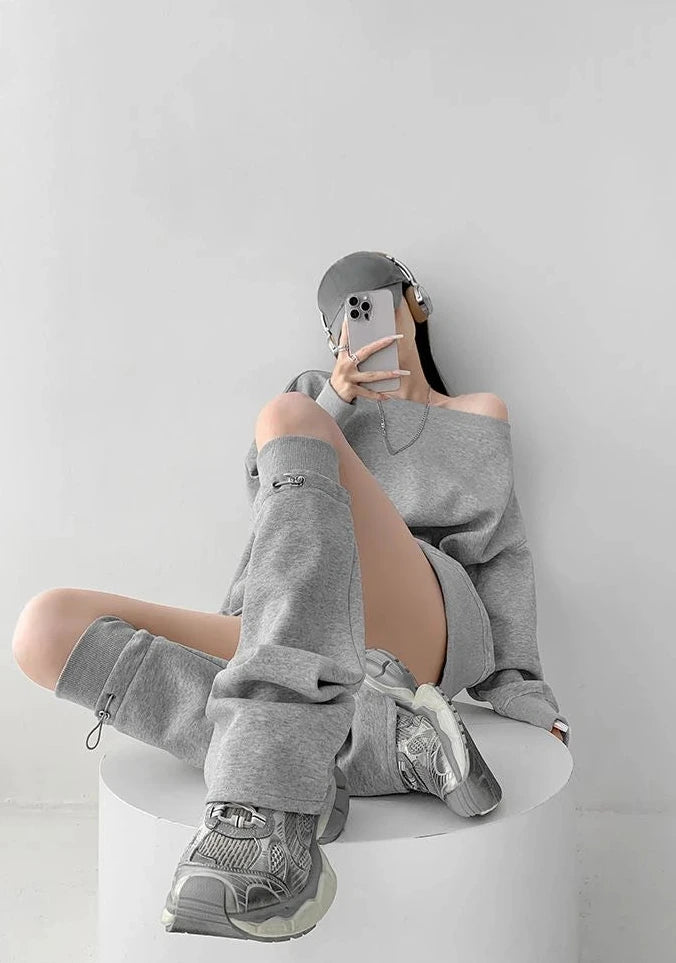 Harajuku Casual Leg Warmers Pastel Kitten