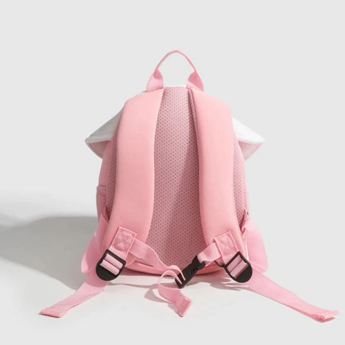 Kawaii Mushroom Style Backpack Pastel Kitten