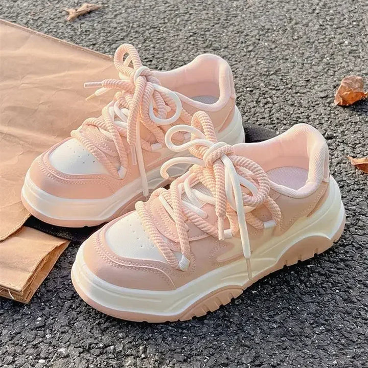 Breathable Chunky Sneakers Pastel Kitten