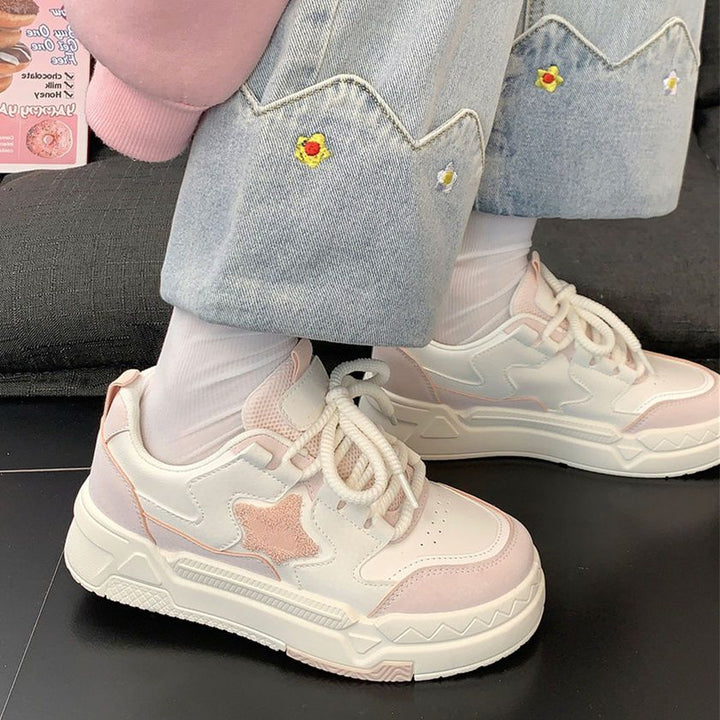 Mori Star Platform Sneakers Pastel Kitten