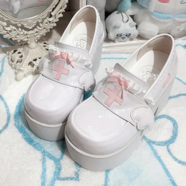 Pastel Gothic Lolita Platform Heels Pastel Kitten