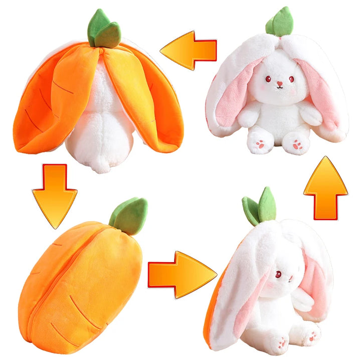 Fruit Rabbit Plush Toy Pastel Kitten