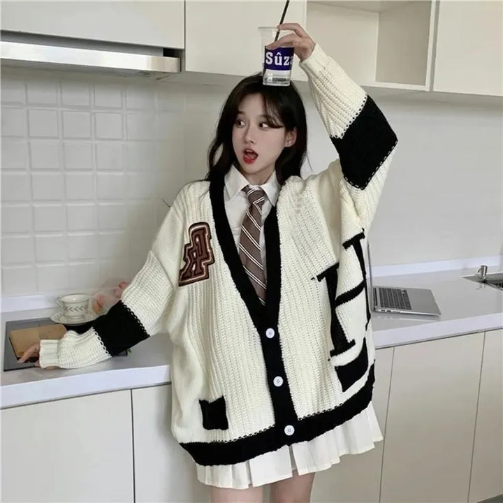 Korean Ulzzang Fashion Cardigan Pastel Kitten