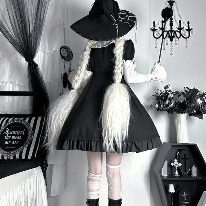 Gothic Lolita Spider Dress Pastel Kitten