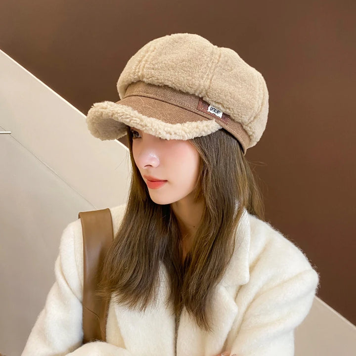 Korean Fashion Vintage Hat Pastel Kitten