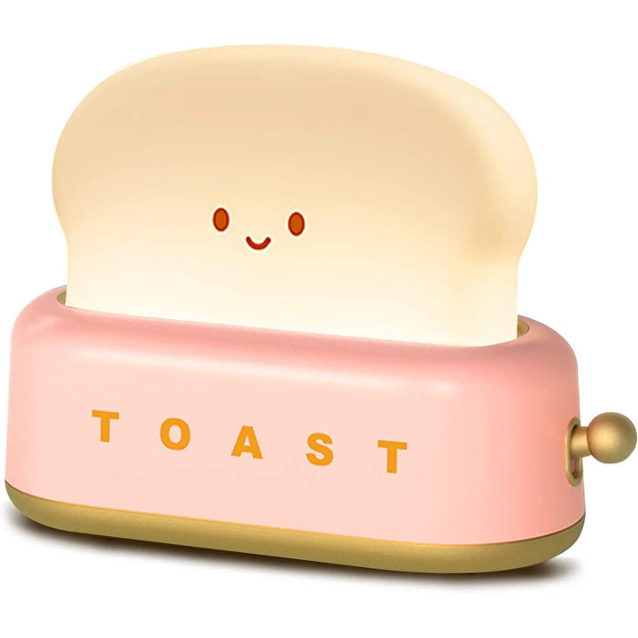 Kawaii Toast Night Light Pastel Kitten