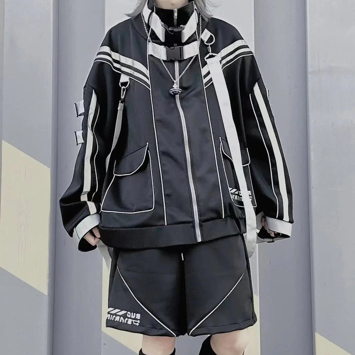 Cyberpunk Sports Outsfit Set Pastel Kitten