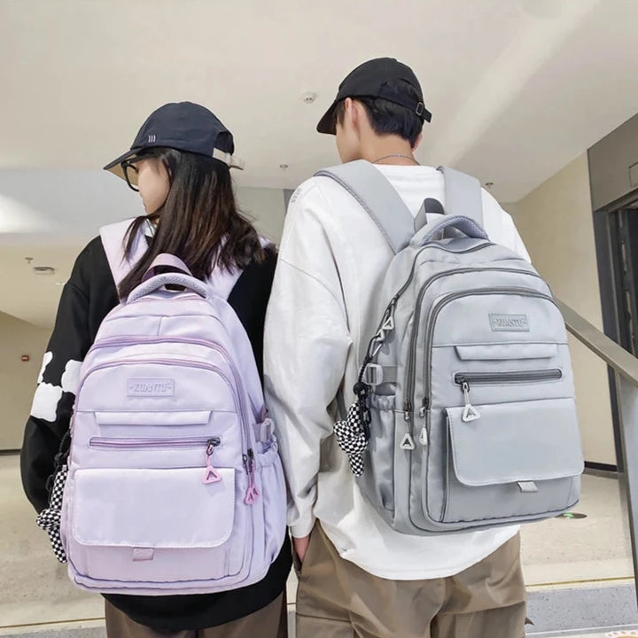 Casual Pastel School Bag Pastel Kitten