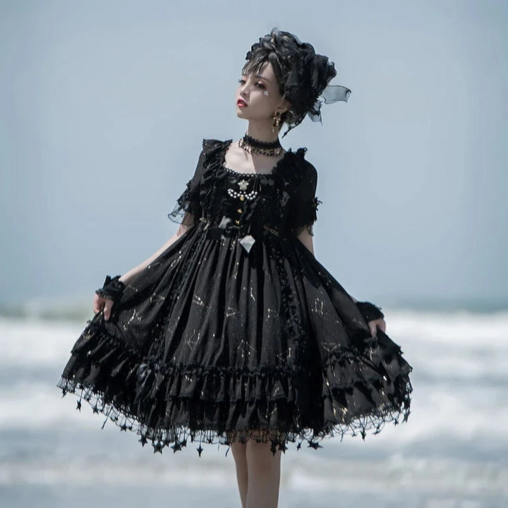 Gothic Victorian Lolita Dress Pastel Kitten