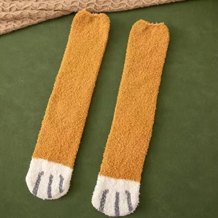 Cat Paw Warm Socks Pastel Kitten