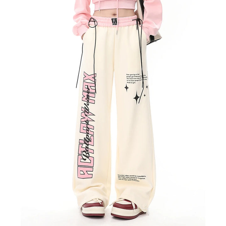 Harajuku Baggy Y2K Pants Pastel Kitten