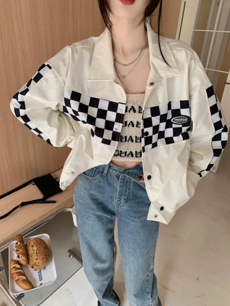 Y2k Harajuku Vintage Jacket - Pastel Kitten