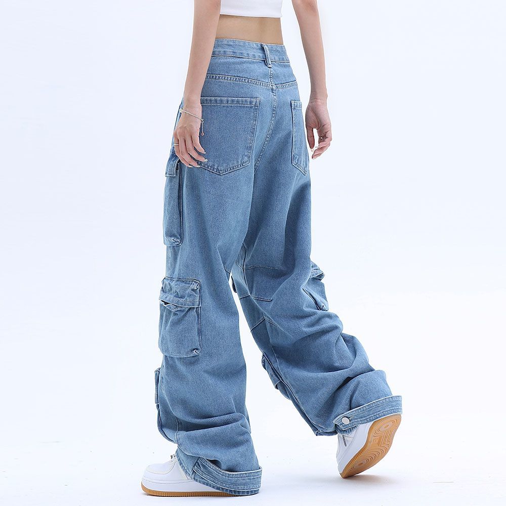 Streetwear Y2K Jeans - Pastel Kitten