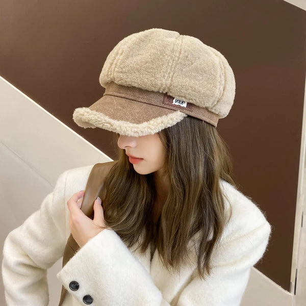 Korean Fashion Vintage Hat Pastel Kitten