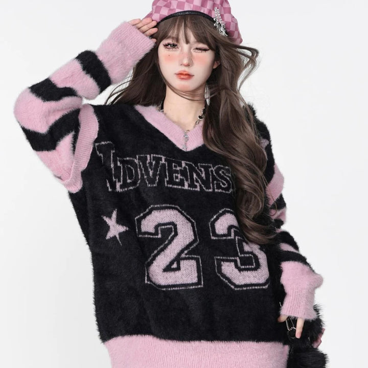 Pastel Gothic Y2K Sweater Pastel Kitten