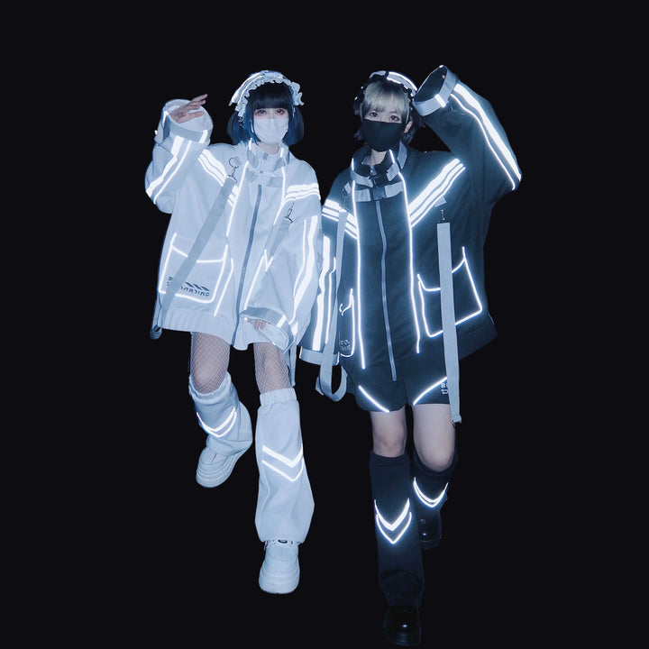 Cyberpunk Sports Outsfit Set Pastel Kitten