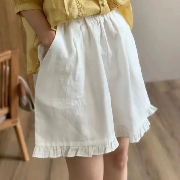 Korean Casual Summer Shorts Pastel Kitten