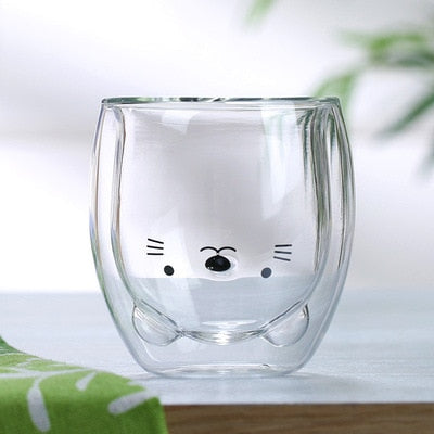 Creative Bear Shape Mug Pastel Kitten