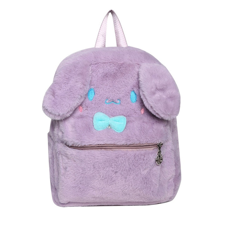 Plush Kawaii School Backpack Pastel Kitten