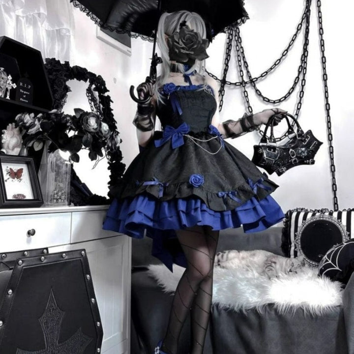 Victorian Gothic Dress - Pastel Kitten Victorian Gothic Dress - Pastel Kitten