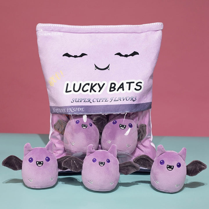 Kawaii Bat Plush Toys Pastel Kitten