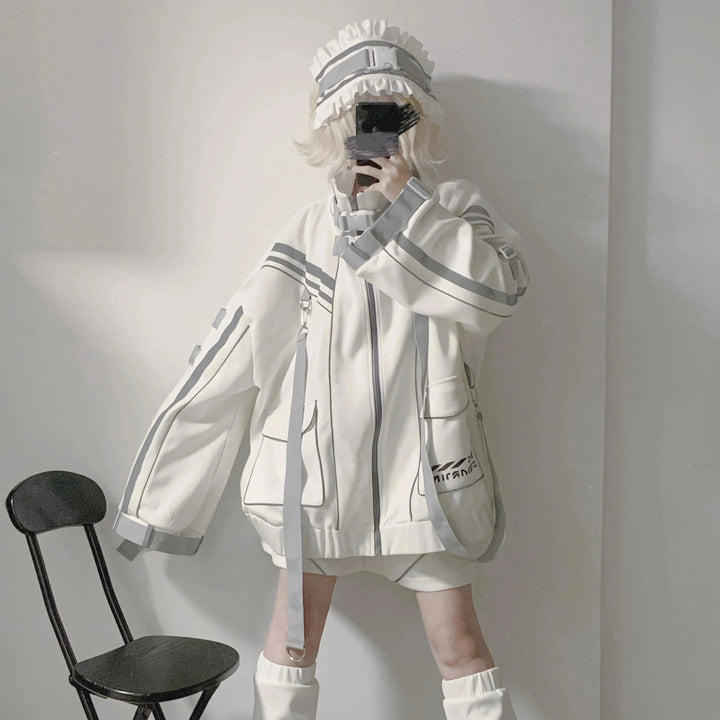 Cyberpunk Sports Outsfit Set Pastel Kitten