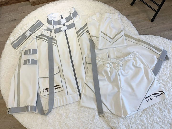 Cyberpunk Sports Outsfit Set Pastel Kitten