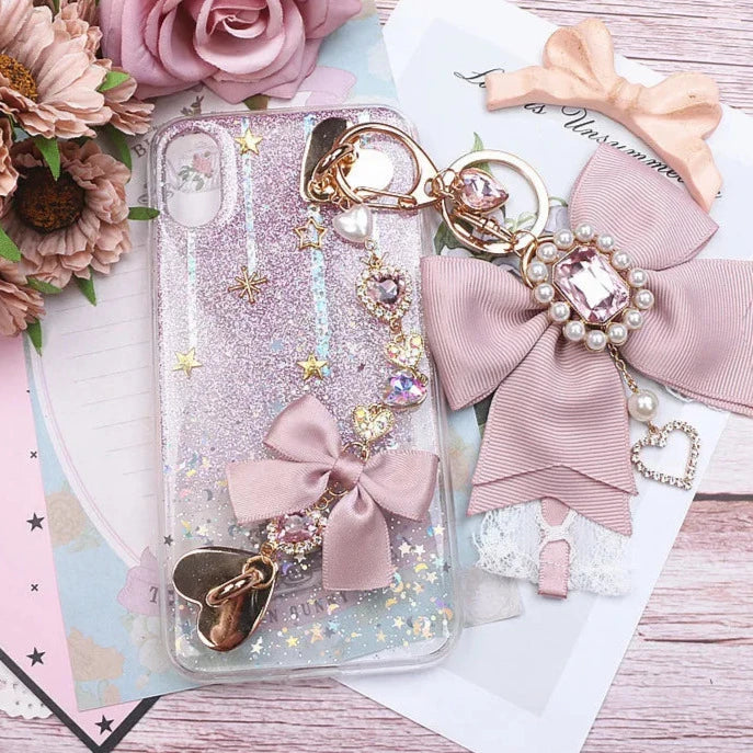 Japanese Handmade Lolita Keychain Pastel Kitten