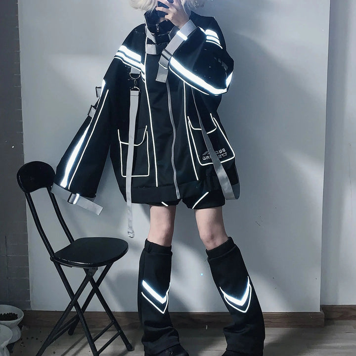 Cyberpunk Sports Outsfit Set Pastel Kitten